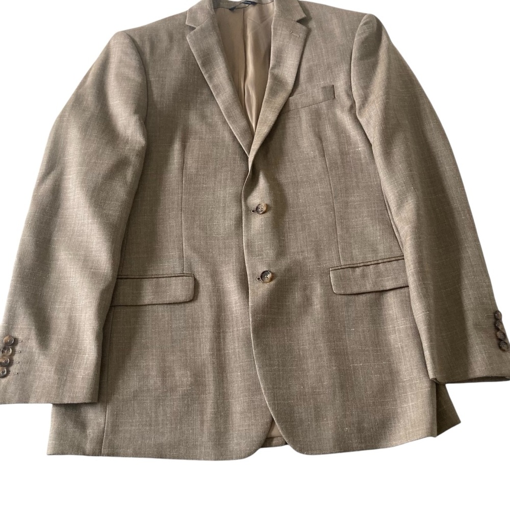 Ralph Ralph Lauren Made Expressly for Dillards Brown Silk Wool Men's Size 42L